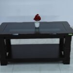 wooden black center table