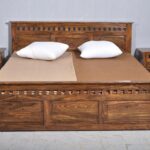 wooden bed set Design 4125