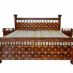 wooden bed set Design 4126