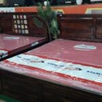 wooden bed set Design 4131