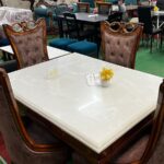 Marble Dining Set With 4 Chair